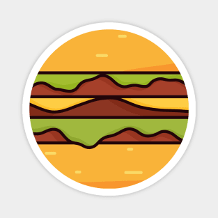 Triple Burger Magnet